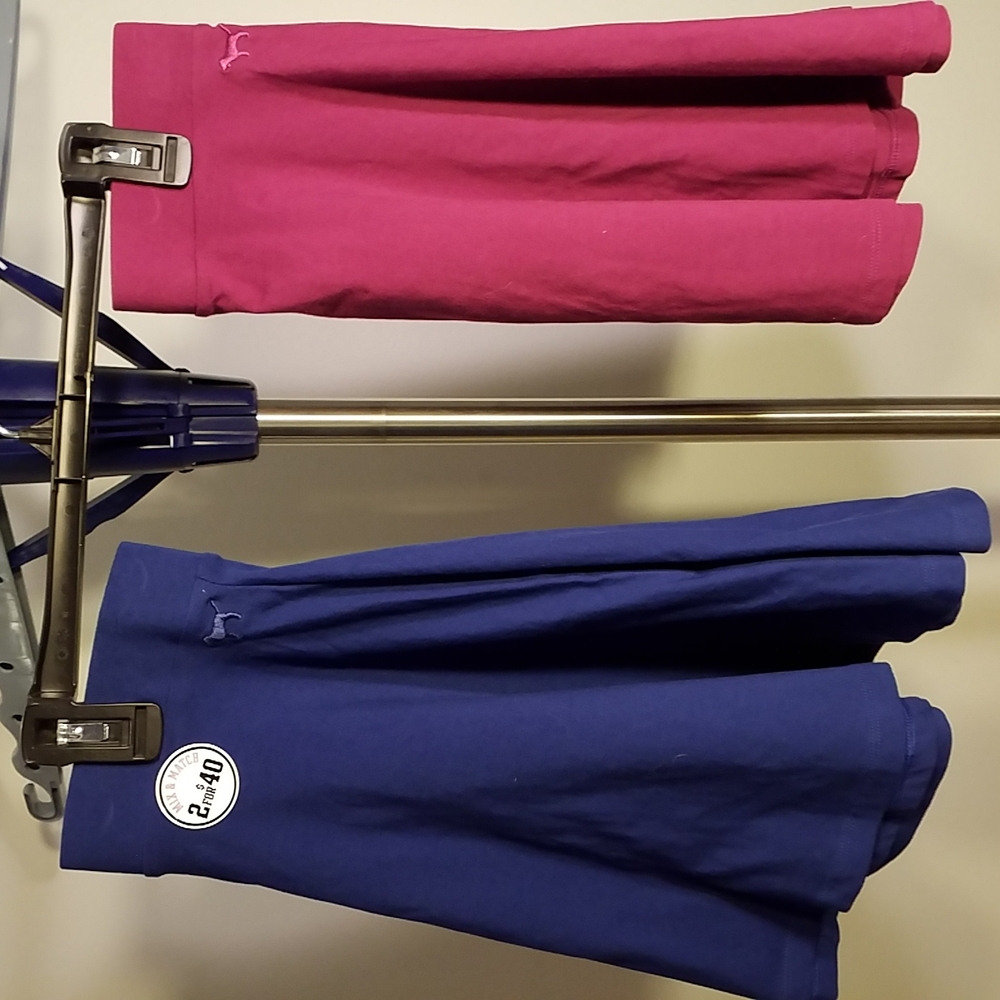 NWT Victoria's Secret PINK XS - 2 High Waist Skirts 1 Navy 1 Mulbe… - Picture 2 of 7